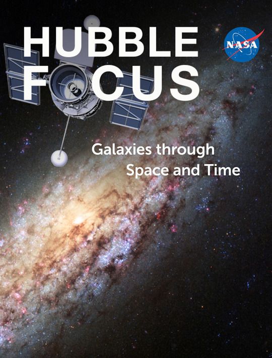 Hubble Focus: Galaxies Through Space and Time