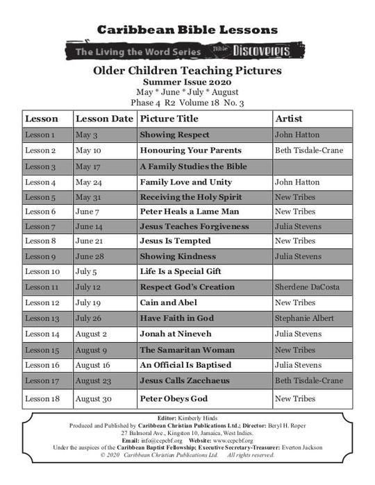 Bible Discoverers - Teaching Pictures Summer Issue 2020