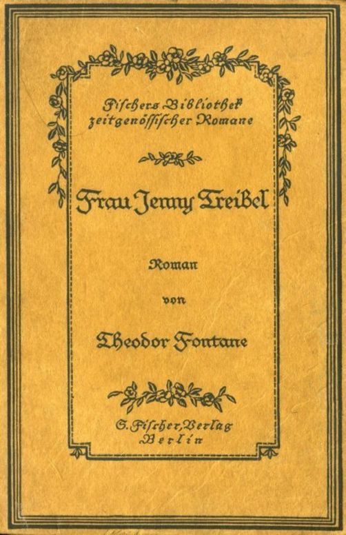 Frau Jenny Treibel Roman aus der Berliner Gesellschaft