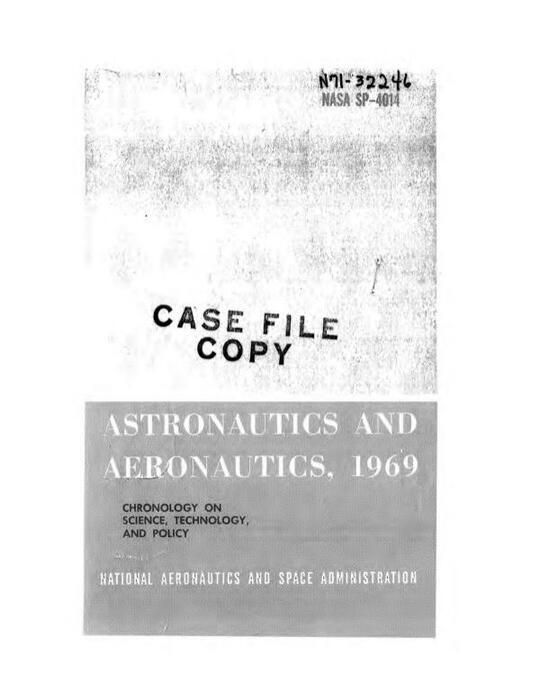 Aeronautics and Astronautics, 1969