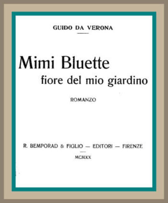 Mimi Bluette fiore del mio giardino