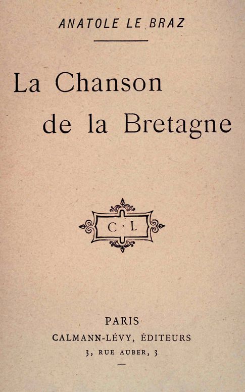 La chanson de la Bretagne