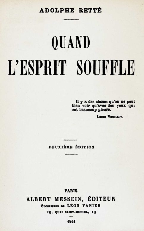 Quand l'esprit souffle