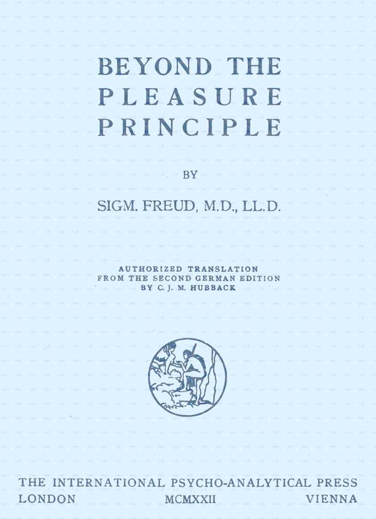 Beyond the pleasure principle