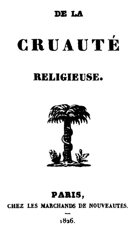 De la cruauté religieuse