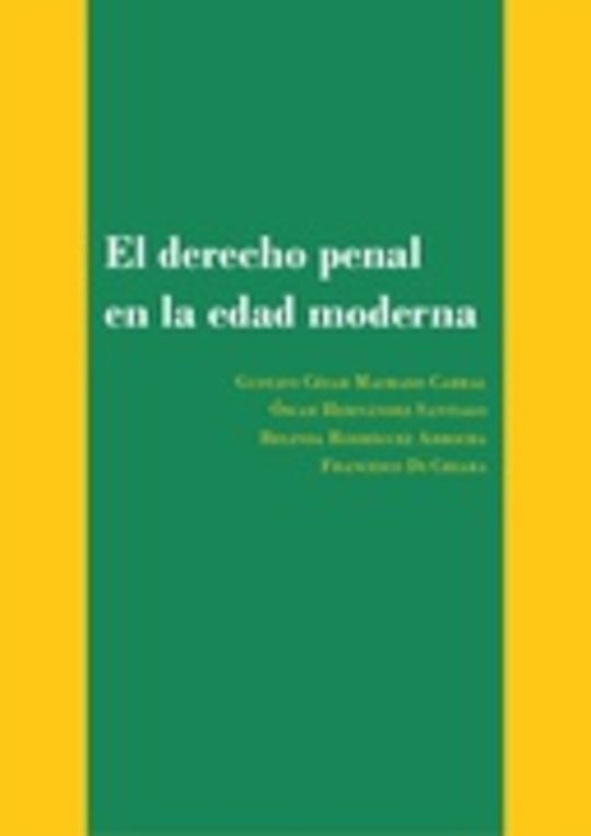 El derecho penal en la edad moderna