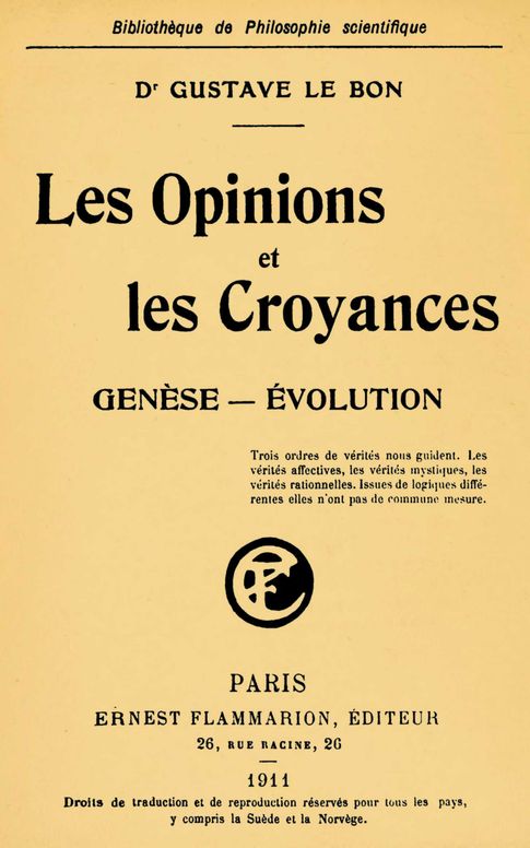 Les opinions et les croyances