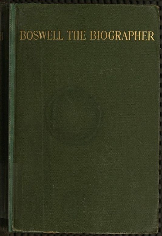 Boswell the Biographer