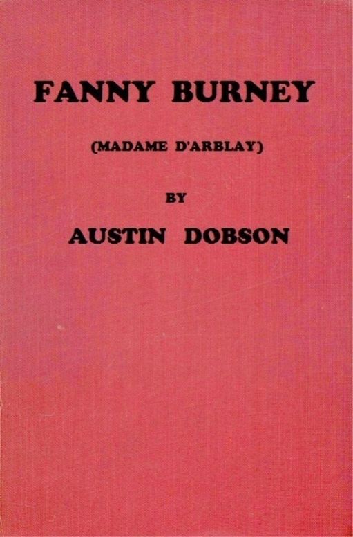 Fanny Burney (Madame D'Arblay)
