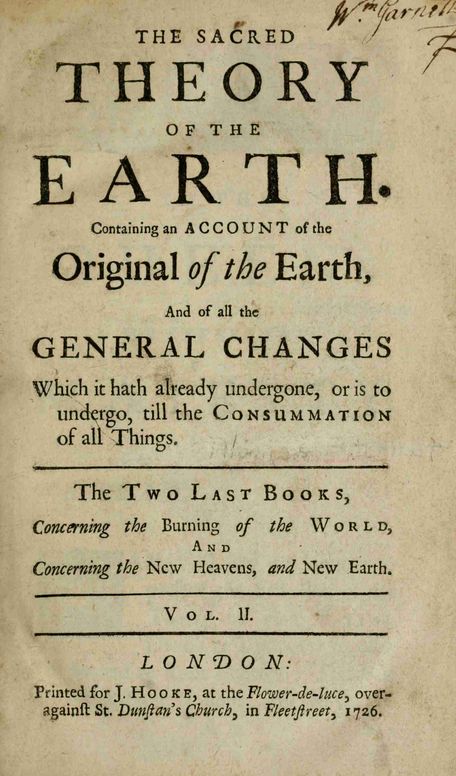The sacred theory of the Earth, Volume 2 (of 2)