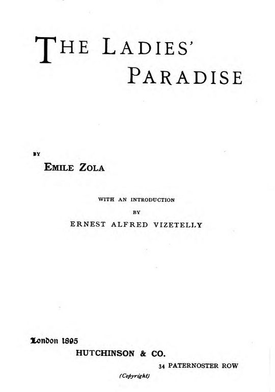 The Ladies' Paradise