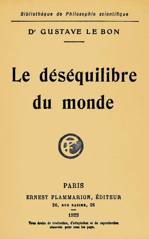 Le déséquilibre du monde