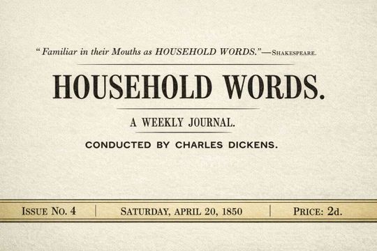 Household words, No. 4, April 20, 1850