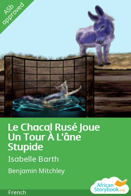 Le Chacal Rusé Joue Un Tour À L'âne Stupide
