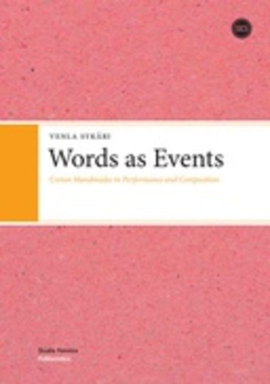 Words as Events