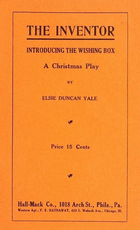 The Inventor
Introducing the Wishing Box A Christmas Play