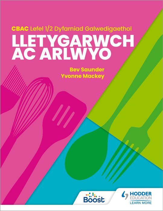 WJEC Level 1/2 Vocational Award in Hospitality and Catering Welsh Language Edition