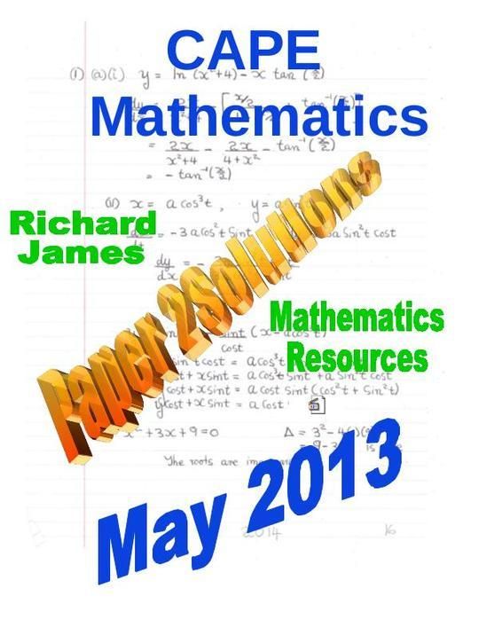 CXC CAPE Past Paper 2 Solutions May 2013