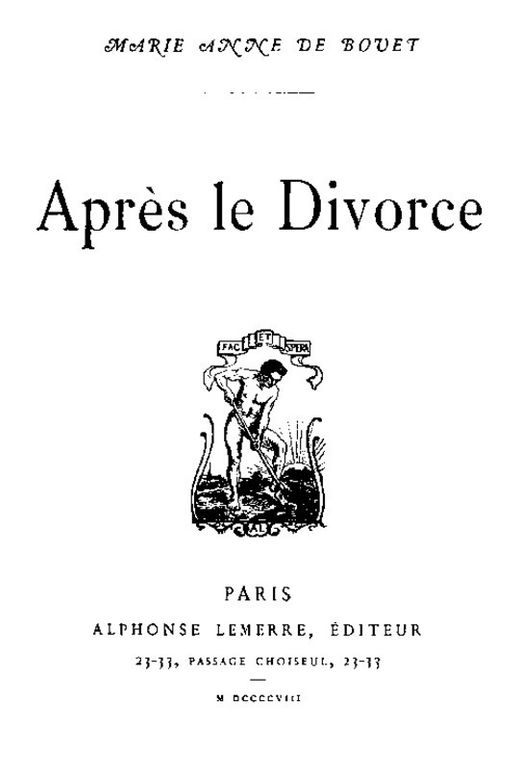 Après le divorce