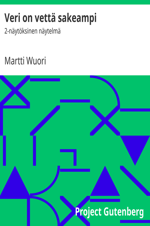 Veri on vettä sakeampi