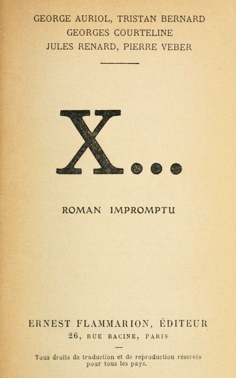 X... Roman impromptu