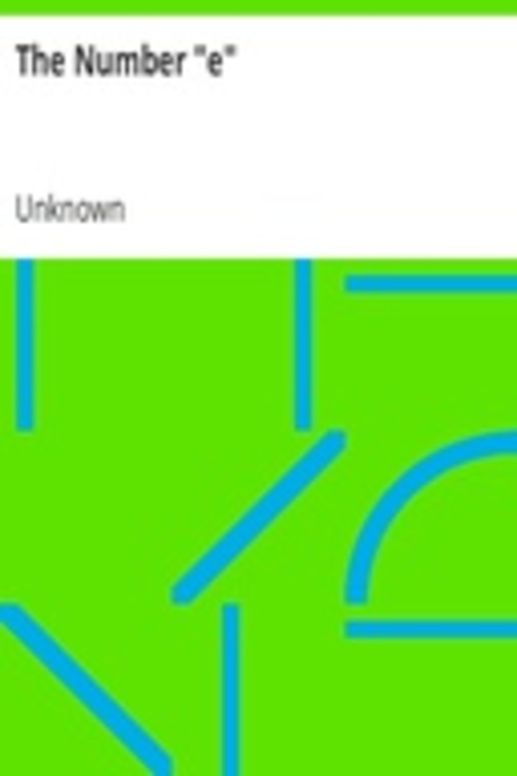 The Number "e"
