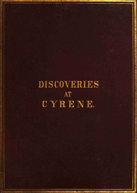 History of the recent discoveries at Cyrene