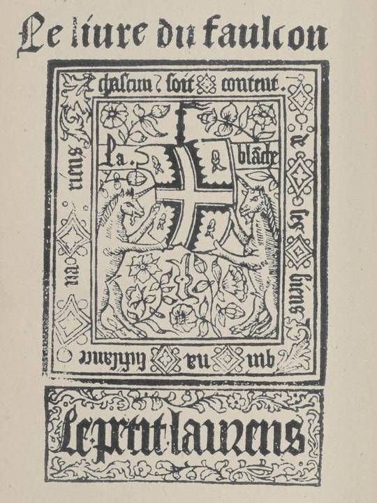 Le livre du faulcon