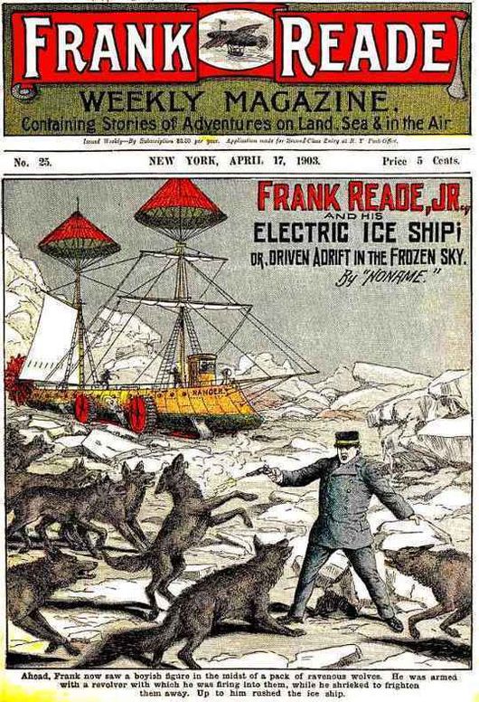 Frank Reade, Jr., and His Electric Ice Ship
or, Driven Adrift in the Frozen Sky.