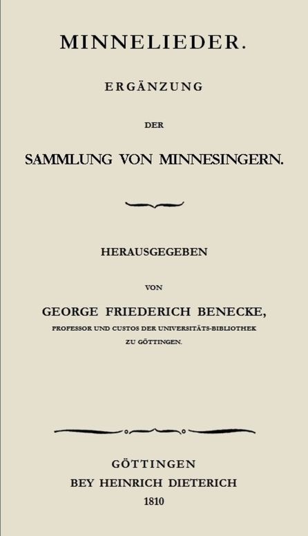 Beyträge zur Kenntniss der altdeutschen Sprache und Litteratur Erster Band. Theil 1.
