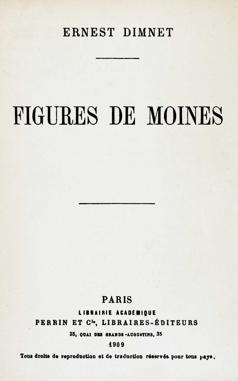 Figures de moines