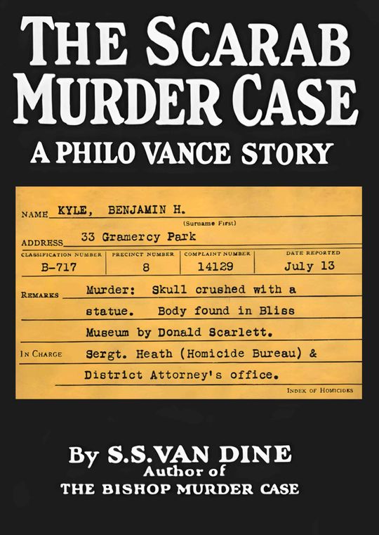 The scarab murder case