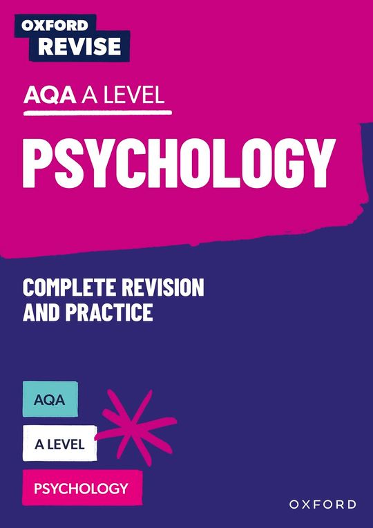 Oxford Revise: AQA A Level Psychology eBook
