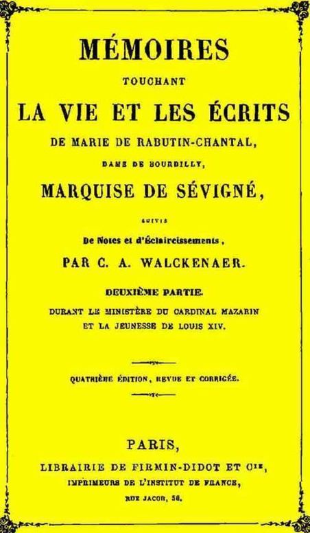 Mémoires touchant la vie et les écrits de Marie de Rabutin-Chantal, (2/6)