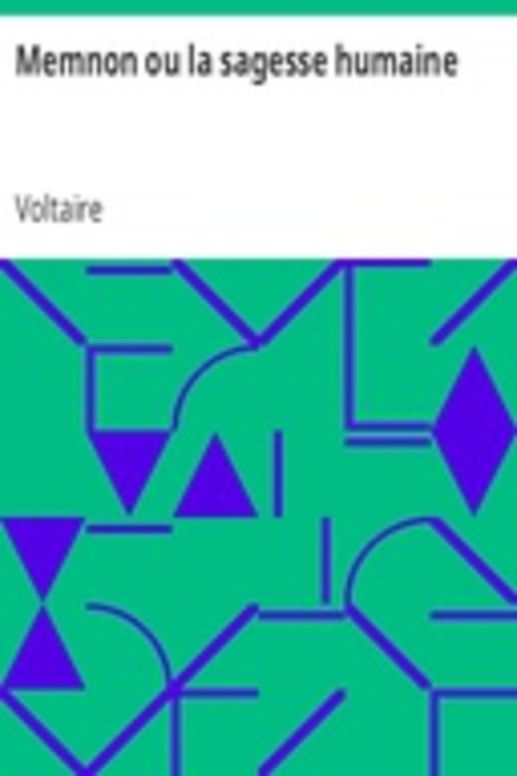 Memnon ou la sagesse humaine