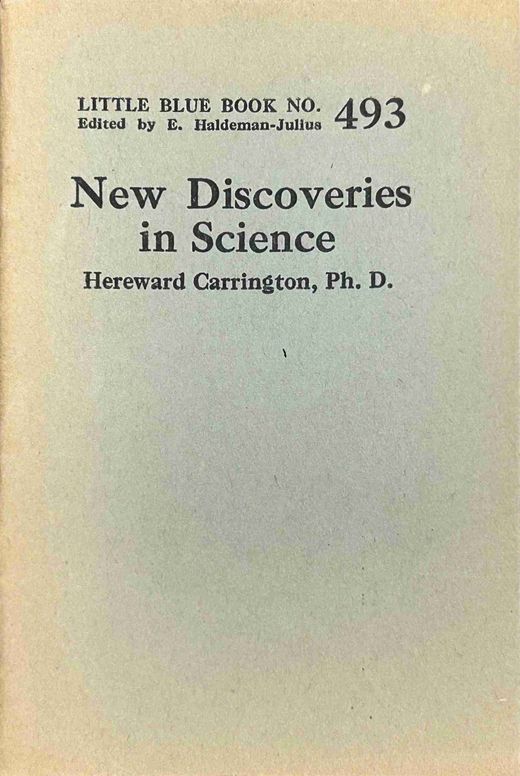 New discoveries in science