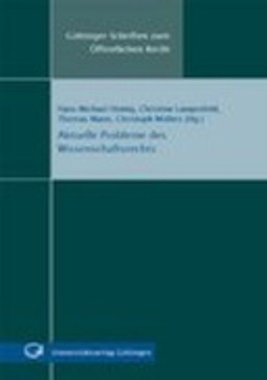Aktuelle Probleme des Wissenschaftsrechts