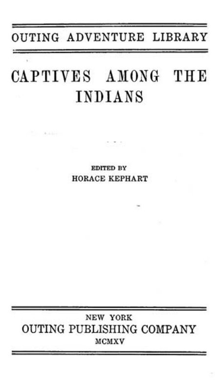 Captives Among the Indians