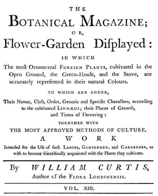 The Botanical Magazine, Vol. 13 Or Flower-Garden Displayed