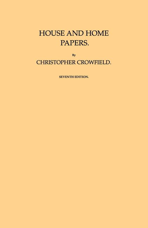 House and Home Papers
Seventh Edition