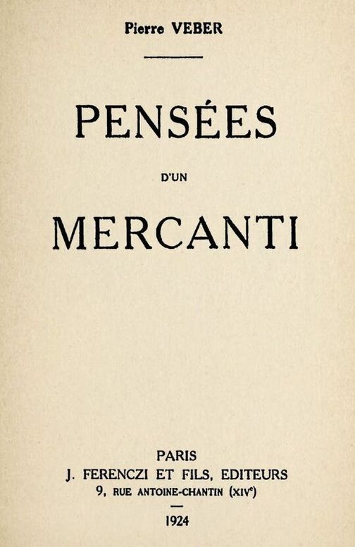 Pensées d'un mercanti