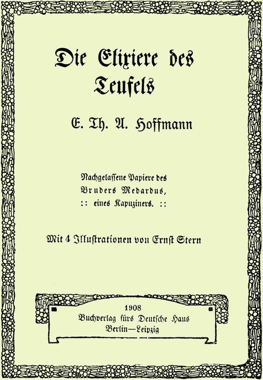 Die Elixiere des Teufels