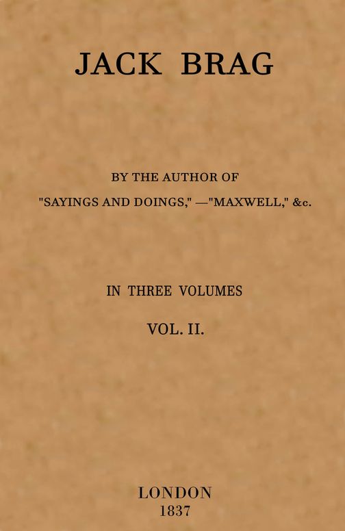 Jack Brag, vol. 2 (of 3)