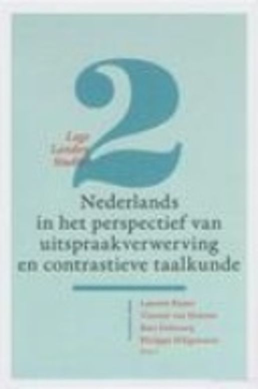 Nederlands in het perspectief van uitspraakverwerving en contrastieve taalkunde
