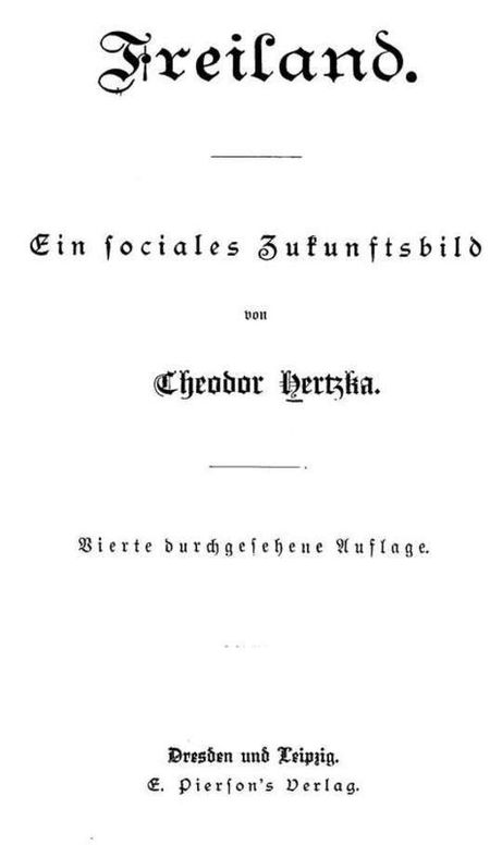 Freiland
Ein sociales Zukunftsbild