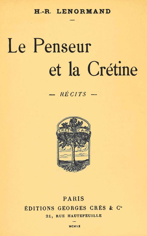 Le penseur et la crétine