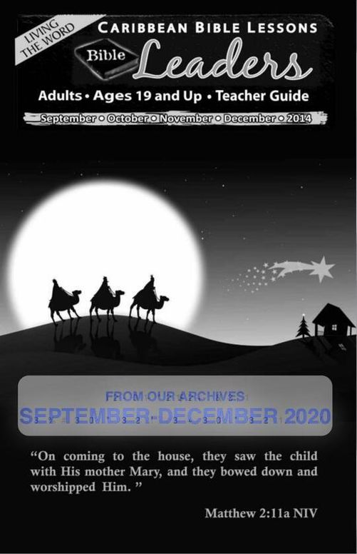 Adult Teacher Guide - From Our Archives For use Sept. - Dec. 2020