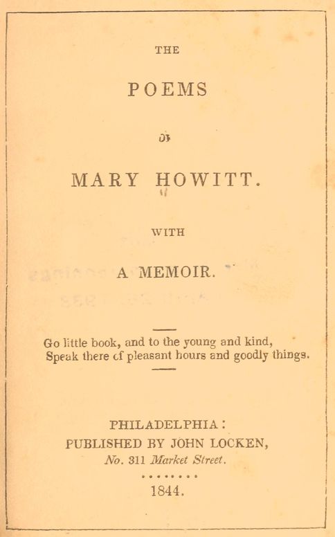 The poems of Mary Howitt